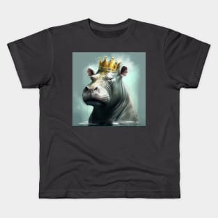 The Hippo King Kids T-Shirt